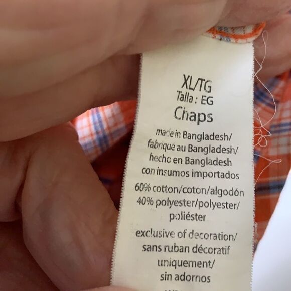 Chaps extra large tall men’s button up shirt - Picture 6 of 7